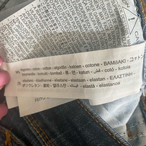*NOT FOR SALE/SOLD* Zara Rhinestone Jeans BNWT Mid Rise skinny - Picture 6 of 6